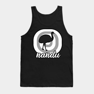 Nandu Vogel Design Besitzer Farm Futter Tank Top